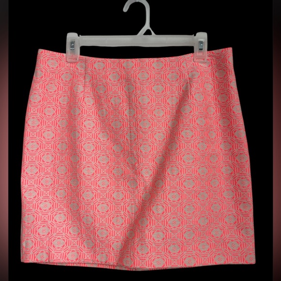 GAP Orange Pink Embellished Mini Pencil Skirt - Picture 1 of 6